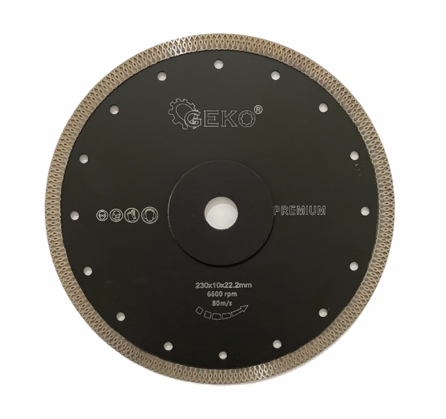 Disc taiere 230 x 22.23mm pentru taiat gresie faianta piatra premium negru